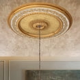 thumbnail image 1 of Golden Dream Round Chandelier Ceiling Medallion 60, 1 of 4