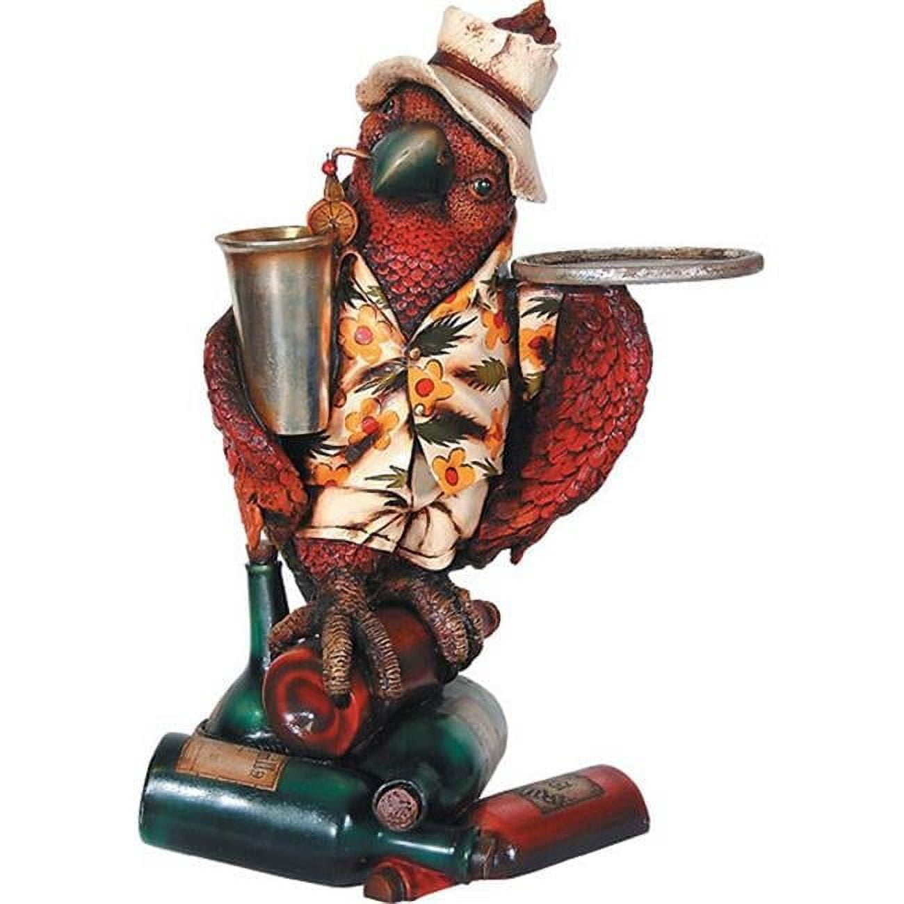 Parrot Butler AFD Home 10153094 Parrot Butler Figurines with Tray, Multi Color ...