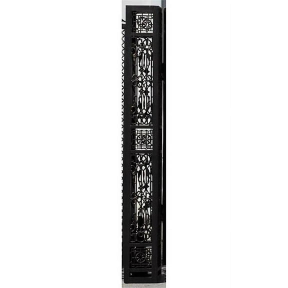 AFD Home 10544415 KC Left Side Aluminum Ped Gate Post, Black