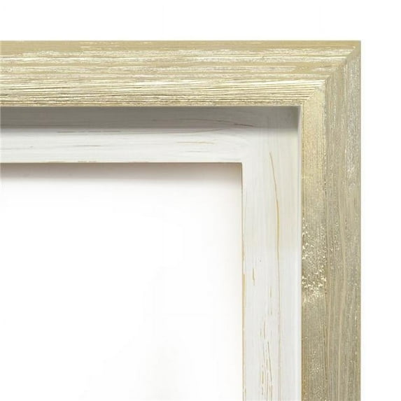 AFD Home 12008319 36 x 36 in. Modern Float Frame, Silver Wash