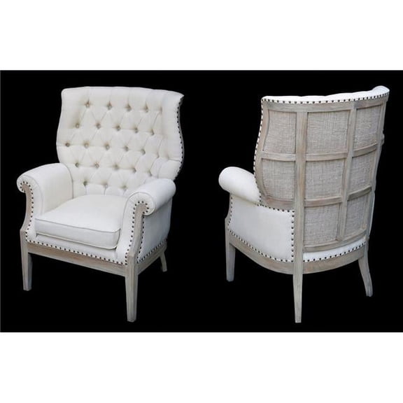 AFD Home 12014217 Hardwood Coastal Islander Arm Chair