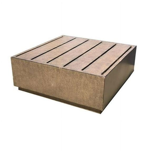 AFD Home 12014523 Modern Rustic Side Table, Brown