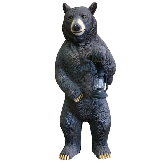 AFD Standing Bear with Solar Lantern 3.50 FT