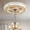 thumbnail image 1 of AFD Home  Gold Sparkle Four Leaf Clover Round Ceiling Medallion - Multi Color, 1 of 1