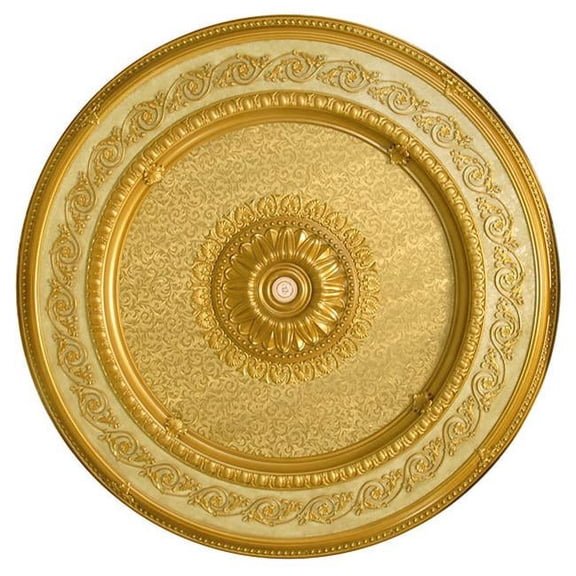 AFD Home  Golden Dream Round Medallion, Multi Color