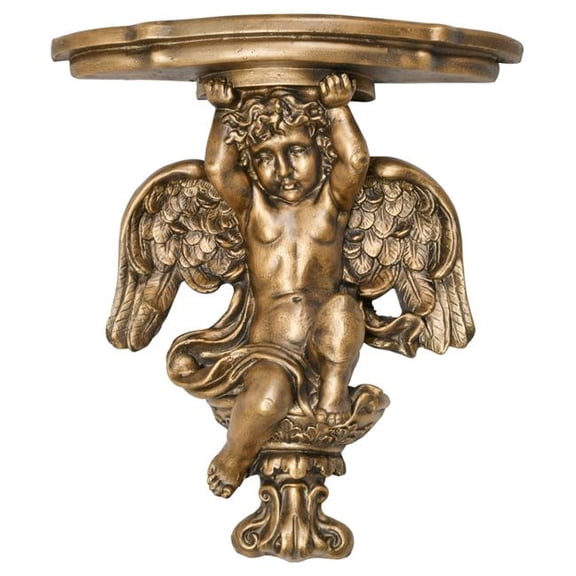 AFD Home Wall Relief Cherub Statue - Ivory