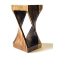 thumbnail image 1 of Millennium Suar Twisted Wood Stool Table 22 To 24H In, 1 of 3