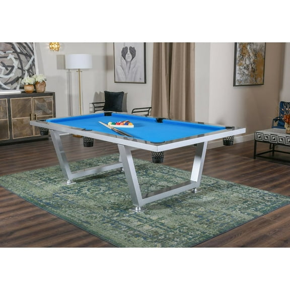 AFD New Modern Stainless Steel Pool Table Indoor/ Outdoor