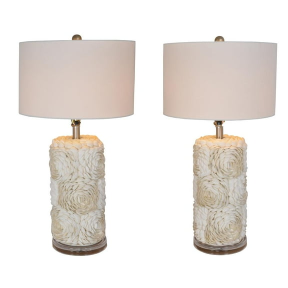 AFD Pair of Shell Lamps