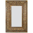 thumbnail image 1 of AFD Peruvian Painted Glass White Mirror, 1 of 4