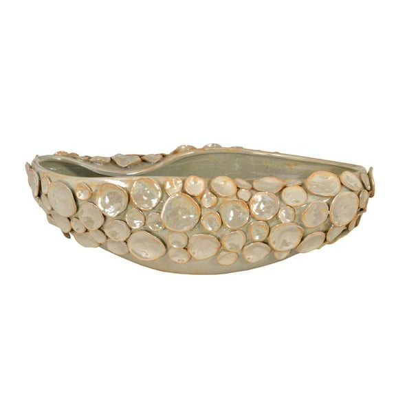 AFD Silver Shimora Shell Centerpiece Bowl