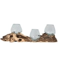 thumbnail image 1 of AFD Triple Glass Bowl On Wood, 1 of 5