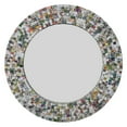 thumbnail image 1 of AFD quilled Large Pyramid Art Mirror 47" Round, 1 of 5
