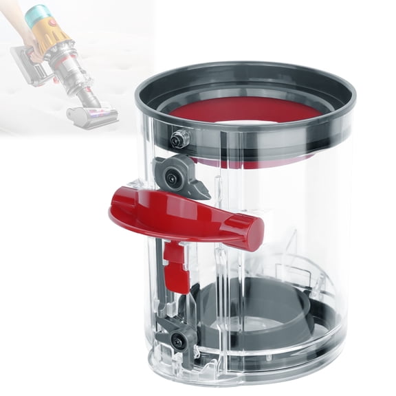 AFDD Dust Bin Replacement Parts Compatible with V12 Detect Slim SV30 SV46 SV20 V10 Digital Slim SV18 Vacuum Cleaner Canister Attachment Bin Compatible with Cordless Vacuum Part No.965272-01