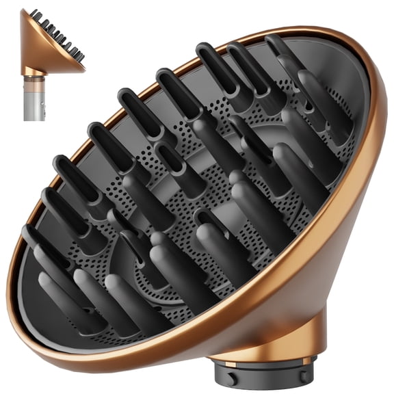 AFDD Large Diffuser Attachment compatible with Dyson Airwrap Upgraded Bigger Diffuser Nozzle to Dryer Faster and Define Curls Hair