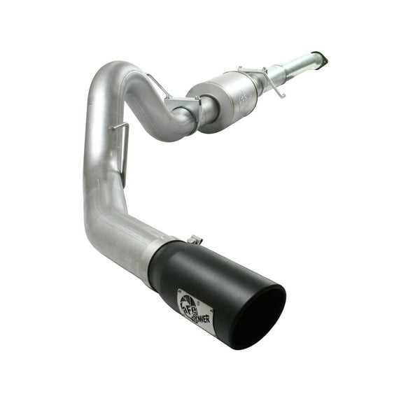 AFE POWER 49-03041-B 11-13 F150 ECOBOOST V6-3.5L (TT)(BLK TIP) 4IN, EXHAUST CB Fits select: 2011-2014 FORD F150