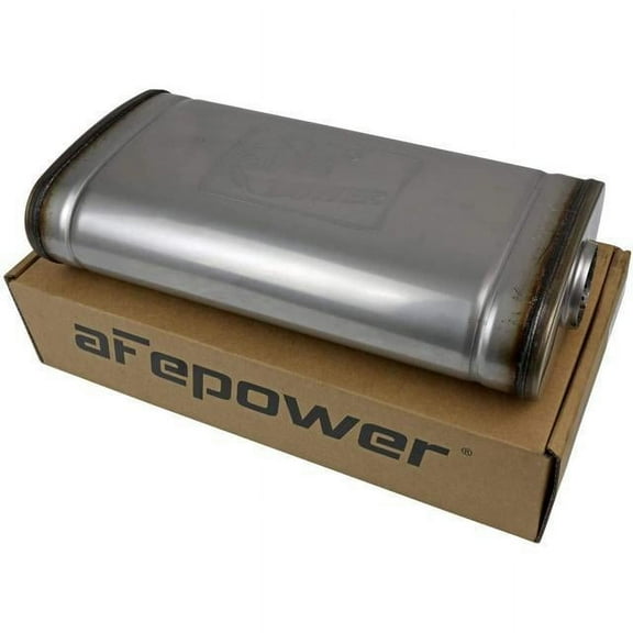 aFe Power Mach Force-XP Oval Exhaust Muffler Stainless Steel