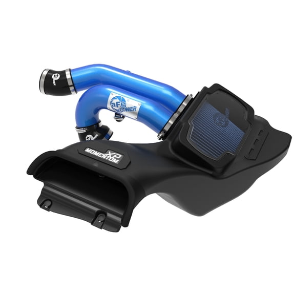aFe 21-22 Ford F-150 Raptor V6-3.5L(tt) Momentum XP Cold Air Intake System - Blue w/ Pro 5R Filter