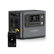 AFERIY P210 2400W Portable Power Station, 2048Wh LiFePO4 Battery Backup with AC & Solar Charging, Quiet Generator for Home Use, Outdoor Camping, RV, Emergency P
