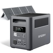 AFERIY Portable Power Station with 400W High-Efficiency Solar Panel, 1024Wh LiFePO4 Solar Generator Kit, 1800W AC Output, Turbo Solar Input, Recharge in 1.2H for Home, RV, Off-Grid