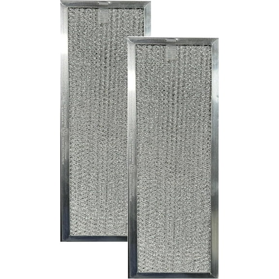 AFF Aluminum Filter S97015842, 97015842 Compatible With Broan Range Hood Filter 4-1/2 X 15-5/8 X 3/8 Inches 2-Pack