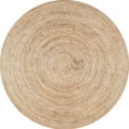 thumbnail image 1 of AFFERTO Handcrafted Round Jute Rug – Simple Natural Fiber Braided Rug, Eco-Friendly Boho Farmhouse Carpet for Home & Living Room, 1 of 5