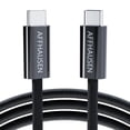 thumbnail image 1 of AFFHAUSEN USB C to USB C Cable 7ft Braided Black, 240W Fast Charging, 480Mbps, Nylon Braided USB-C Cord for MacBook Pro/Air, iPad Pro, Dell XPS, Samsung Galaxy S25, Laptops, 1 of 6