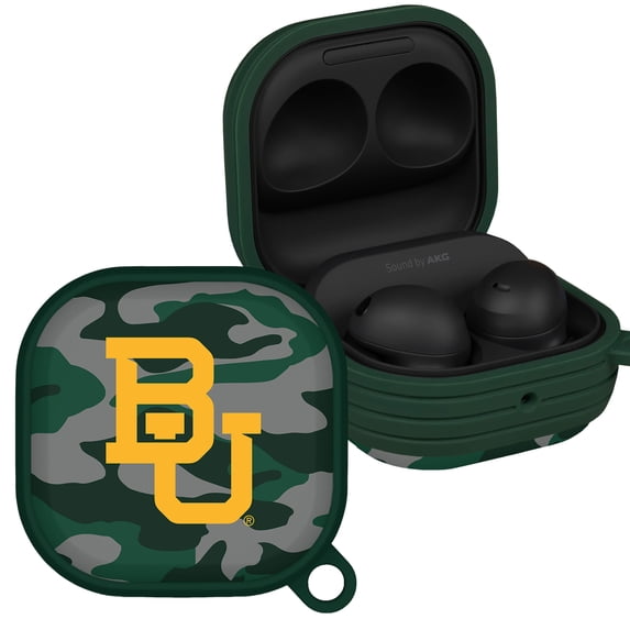 Baylor Bears Camo HDX Case Cover Compatible with Samsung Galaxy Buds Pro & Buds Live by Affinity Bands