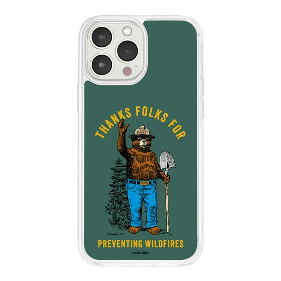 Smokey Bear HD Phone Case for MagSafe Apple iPhone 14 Pro (Thanks Folks) by Affinity Bands