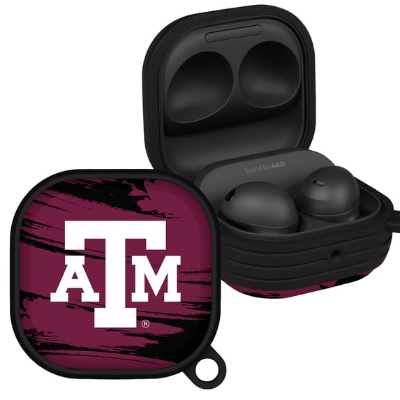 Texas A&M Aggies Paint Stripe HDX Case Cover Compatible with Samsung Galaxy Buds Pro & Buds Live by Affinity Bands