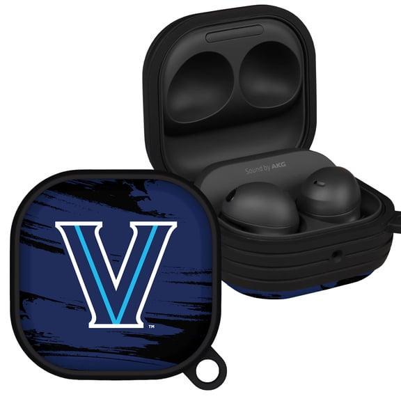 Villanova Wildcats Paint Stripe HDX Case Cover Compatible with Samsung Galaxy Buds Pro & Buds Live by Affinity Bands