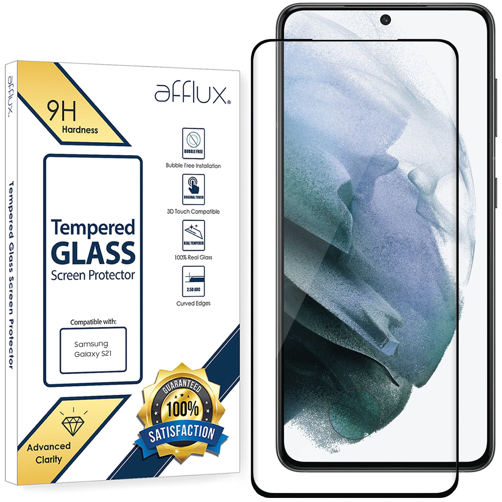 AFFLUX Screen Protector for Samsung Galaxy S21 (Fingerprint ID