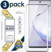 AFFLUX Tempered Glass For Galaxy Note10+ Screen Protector, 9H Tempered Glass, Ultrasonic Fingerprint Compatible,3D Curved, HD Clear for Samsung Galaxy Note10+ Glass Screen Protector -3-Pack