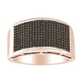 thumbnail image 1 of AFFY 0.22 Carat Round Shape Yellow Natural Diamond Men's Anniversary Ring 10K Solid Gold, 1 of 1