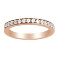 thumbnail image 1 of AFFY 0.33 Ct Round Shape White Diamond Engagement Wedding Ring In 14K Solid Rose Gold, 1 of 1