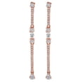 thumbnail image 1 of AFFY 1/2 Carat Multi Shape White Natural Diamond Dangle Earrings In 18K Solid Rose Gold, 1 of 1