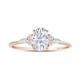 thumbnail image 1 of AFFY 1.25CT Oval, Marquise & Round Lab Created Moissanite Engagement Ring for Women 10K Rose Gold-6, 1 of 6