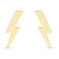 thumbnail image 1 of AFFY 14K Yellow Gold Plated 925 Sterling Silver Tiny Lightning Bolt Stud Earring, 1 of 1