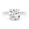 thumbnail image 1 of AFFY 2.00 Carat (ctw) Solitaire Engagement Rings For Women, Round Lab Created Moissanite Promise Ring For Her In 14k White Gold Over Sterling Silver | VVS1 Quality (2 ctw) Ring Size-8, 1 of 5