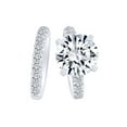 thumbnail image 1 of AFFY 2.98 Carat Round Shape White Natural Diamond Semi Mount Engagement Band Ring 18K Solid White Gold Ring Size-7, 1 of 1