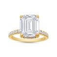 thumbnail image 1 of AFFY 3.50CT Moissanite Diamond Solitaire Engagement Ring For Women in 14K Solid Yellow Gold-8, 1 of 10