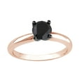 thumbnail image 1 of AFFY Black Natural Diamond Ring in 10k Rose Gold, 1 of 1