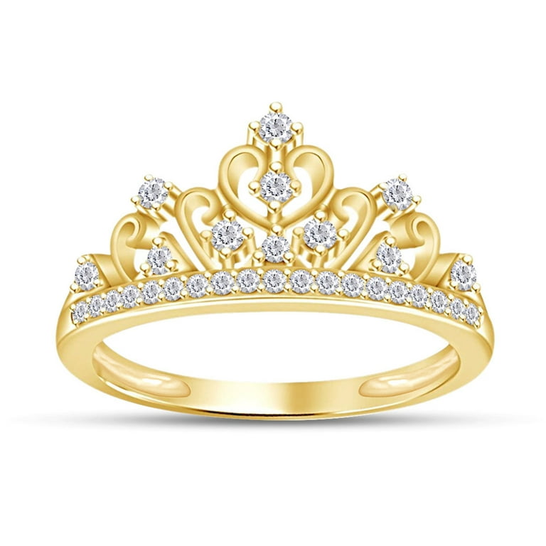 Princess crown promise rings discount