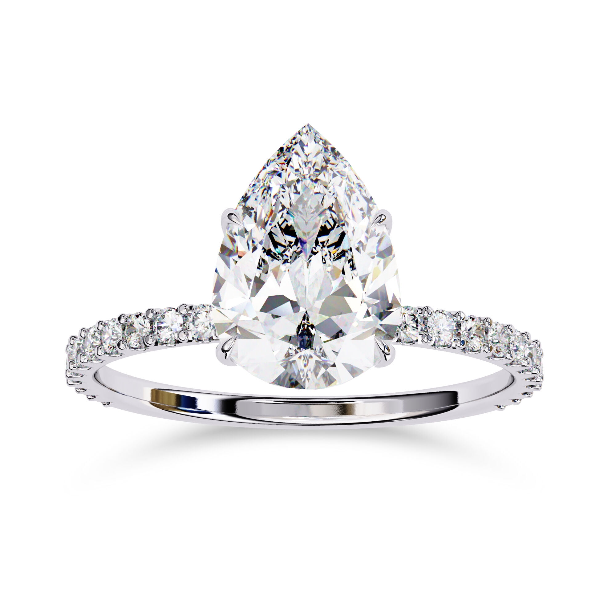 AFFY IGI Certified Lab Grown Diamond Solitaire Engagement Rings For ...