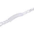 thumbnail image 1 of AFFY Men's Figaro Chain 10mm Bracelet In 10k White Gold-8.5", 1 of 1