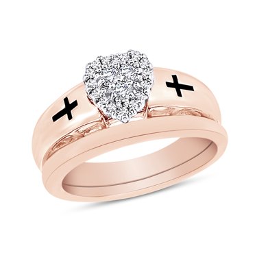 AFFY Cushion Cut Simulated White Sapphire Frame