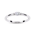 thumbnail image 1 of AFFY Solitaire Stackable Engagement Ring for Women, 1/10 Carat (ctw) Marquise Cut Lab Grown Diamond Promise Ring In 14K White Gold Over Sterling Silver F-G-H, SI Quality (0.10 ctw) Ring Size-10, 1 of 6