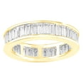 thumbnail image 1 of White Cubic Zirconia Full Eternity Ring In 14k Yellow Gold (2.25 Cttw), 1 of 1