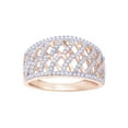 thumbnail image 1 of AFFY White Natural Diamond Fashion Ring In 10k Rose Gold (0.5 Cttw), 1 of 1