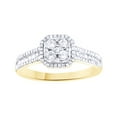 thumbnail image 1 of AFFY White Natural Diamond Fashion Ring In 10k Yellow Gold (0.5 Cttw), 1 of 1